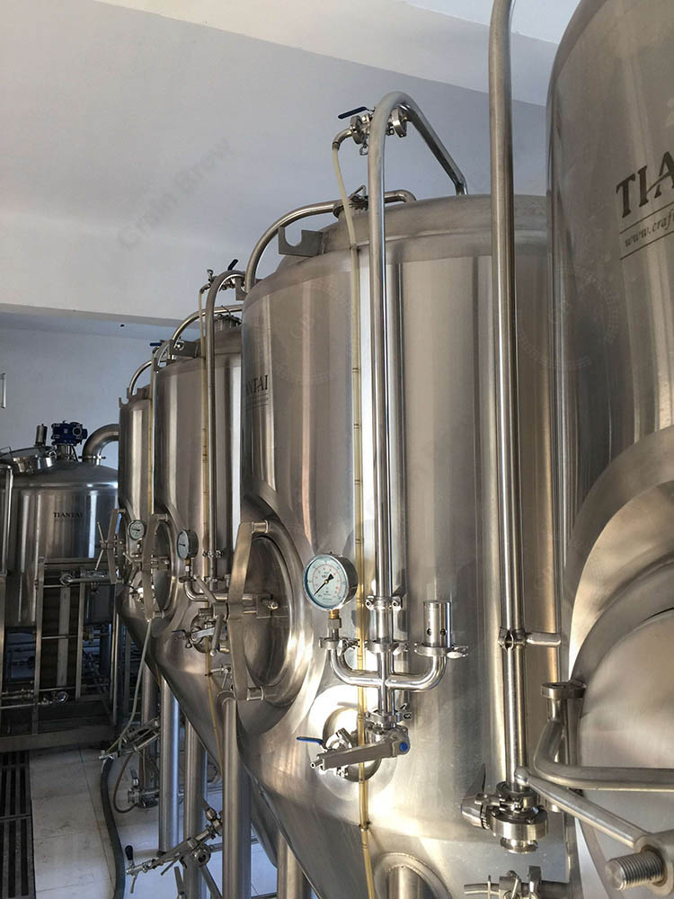 Grainbrew Sanitary Level Tube of Fermenters for Microbrewery Plant
